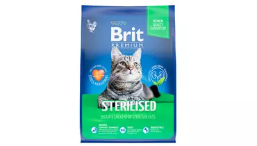 Изображение товара BRIT Premium Cat Sterilised Chicken сухой корм для стерилизованных кошек 400 г