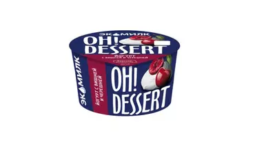 Йогурт Oh!Dessert с вишней и черешней 4,2% 130 г
