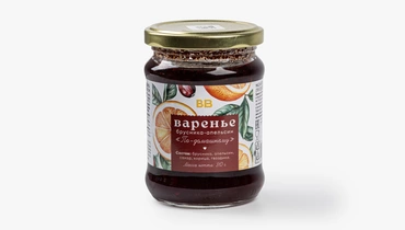 Варенье "Домашнее" брусника - апельсин