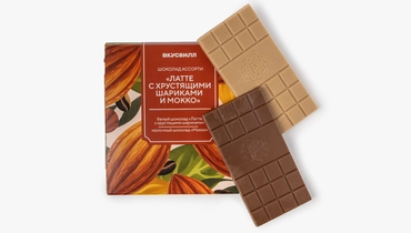 Шоколад ассорти "Латте с&nbsp;хрустящими шариками и&nbsp;Мокко"