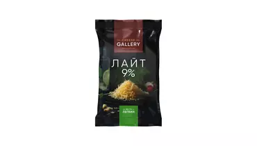Изображение товара Тертый сыр Cheese Gallery Лайт 9% для здорового питания 100 г Россия