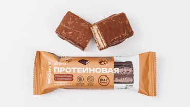 Вафля протеиновая "Грецкий орех с шоколадом"