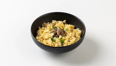 Ризони с белыми грибами
