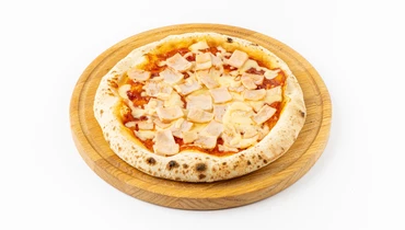 Пицца с ветчиной куриной и сыром