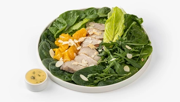 Салат с уткой су-вид и мандаринами