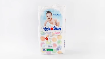 Подгузники-трусики YokoSun L (9-14 кг), 44 шт