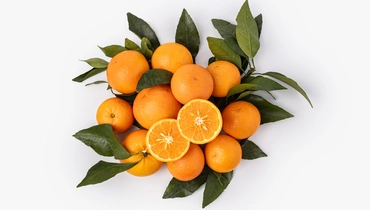 Мандарины с&nbsp;листочком