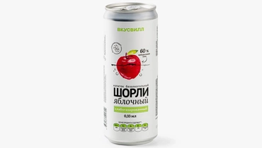 Шорли яблочный, ж/б 330 мл