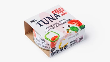 Тунец (скипджек) филе-куски "По-средиземноморски", 160 г