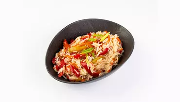 Рис с&nbsp;овощами в&nbsp;перечном соусе