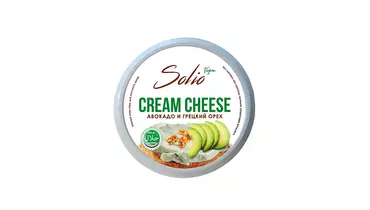 Крем чиз Solio на&nbsp;растительной основе авокадо и&nbsp;грецким орехом 20% 140 г