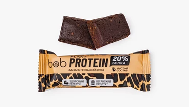 Батончик протеиновый "Банан и&nbsp;грецкий орех"