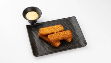 Изображение товара Рыбные палочки с сырным соусом