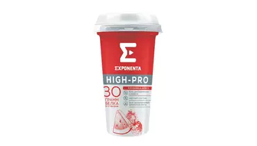 Напиток кисломолочный Exponenta High-Pro Клубника-арбуз 250 г