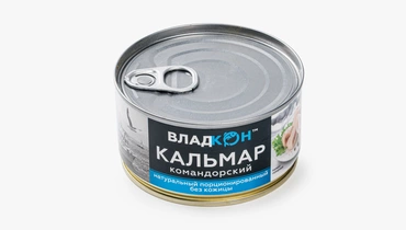 Кальмар командорский натуральный без кожи, 170 г Кальмар командорский натуральный без кожи, 170 г