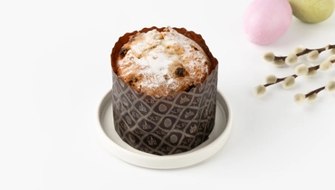 Кулич "Творожный" с&nbsp;изюмом и&nbsp;фундуком