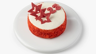 Торт “Торжественный” красный бисквит