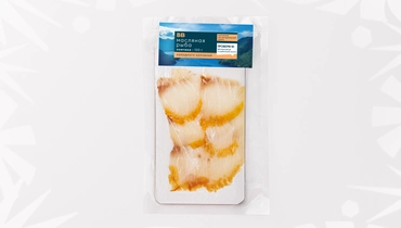 Изображение товара Масляная рыба холодного копчения ломтики, 100&nbsp;г