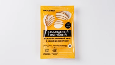 Сыр плавленый копченый нарезка, 150&nbsp;г