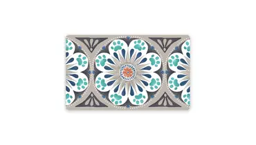 Изображение товара Коврик под миски TARHONG Carmel 48x29 см бежевый для домашних питомцев