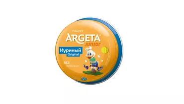 Изображение товара Паштет Argeta Junior куриный 95 г натуральный быстрый перекус для детей и взрослых