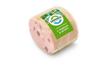 Изображение товара Колбаса вареная Окраина с языком в шпиге 500г - классический рецепт