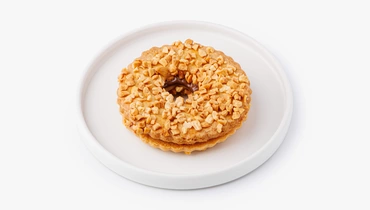 Кольцо песочное с фундучной пастой и арахисом