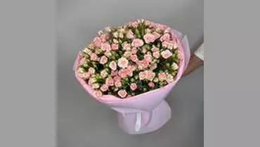 Изображение товара Пышный букет из розовых кустовых роз FMART by flowwow 3000 г
