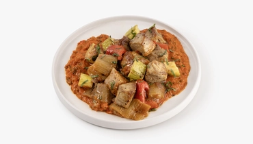 Изображение товара Готовый шашлык из свиного окорока с аджапсандали 830 рублей