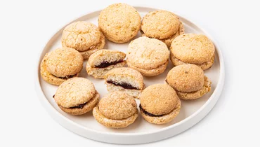 Печенье сдобное "Воздушный бисквит" с&nbsp;вишневой начинкой