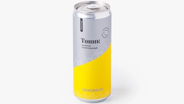 Изображение товара Газированный напиток Тоник 330 мл ВкусВилл с натуральным ароматизатором