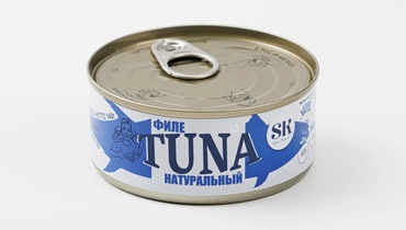 Тунец (скипджек) филе натуральный, 140&nbsp;г