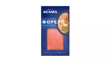 Изображение товара Форель филе-кусок Agama слабосоленая 180 г - свежий деликатес для завтрака