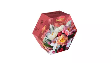 Чай ассорти Maitre de The Букет Пионы 12 вкусов пакетированный 60х2 г