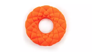 Изображение товара Резиновое кольцо с пузырями для собак SkyRus 11х11х3. 3 см - игрушка для активных питомцев