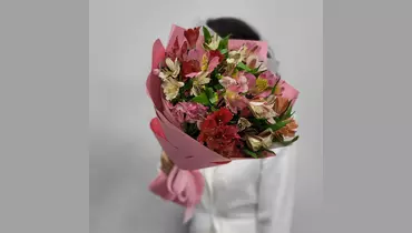 Яркий микс альсромерий "Краски" FMART by flowwow