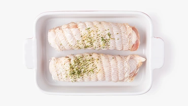 Изображение товара Рулетики из цыпленка-бройлера По-грузински 498 рублей