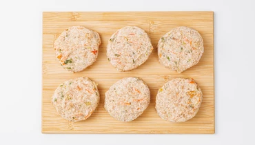 Биточки "Индейка-овощи", замороженные, ВЕС