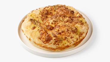 Фокачча с моцареллой и соусом песто, зам.