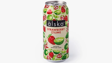 Изображение товара Сидр Альска со вкусом клубники и лайма 440 мл Швеция