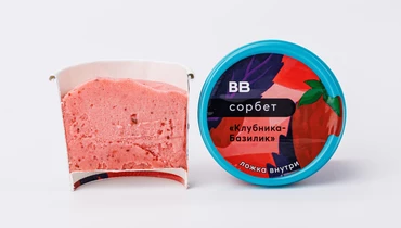 Сорбет "Клубника-Базилик"