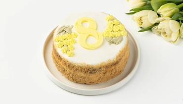 Торт бисквитный "Весна пришла" шоколадный с&nbsp;вишней