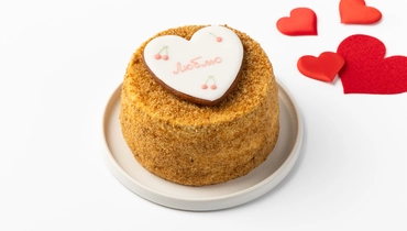 Торт "Валентинки" медово-сметанный, 270 г