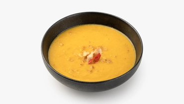 Кукурузный крем-суп с беконом