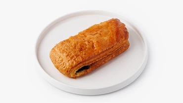 Изображение товара Плие шоколадное слойка 100 г с орехами и тростниковым сахаром