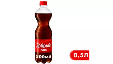 Изображение товара Напиток газированный Добрый Cola 500&nbsp;мл