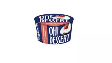 Йогурт Oh!Dessert с клубникой и кокосом 4,2% 130 г