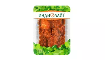 Изображение товара Филе бедра индейки Инди Лайт для тушения в томатном соусе 500 г охлажденное