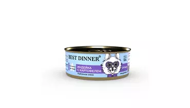 Изображение товара BEST DINNER Vet Profi Exclusive Urinary Влажный корм для собак 340г Индейка с картофелем