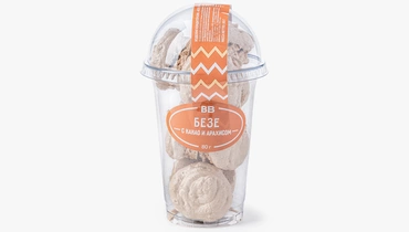 Изображение товара Воздушное безе с какао и арахисом натуральное без добавок 226г